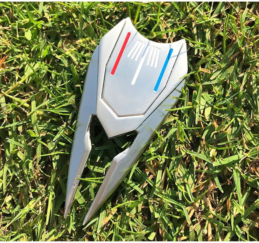 Multifunctional Golf Divot Repair Tool with Strong Magnetic Golf Ball Marker & Hat Clip, Metal Golf Divot Tool with Alignment Ball Marker, Universal